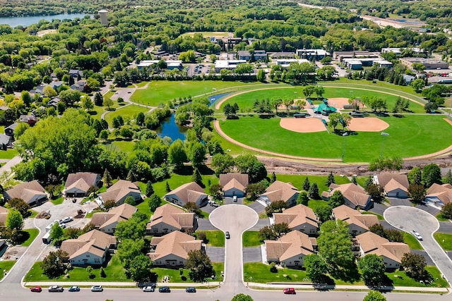 2990 David Cir, Little Canada, MN 55117 - aerial view of residential area featuring a large body of water