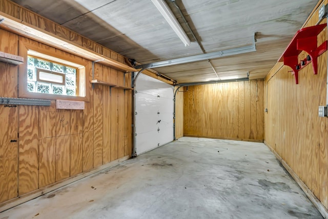18141 87th Ave N, Maple Grove, MN 55311 - garage with wood walls