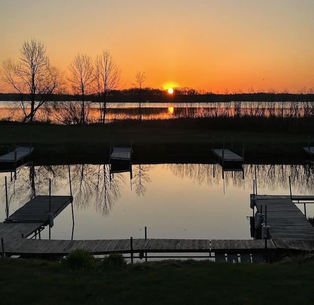 39872 Moose Ln, Wahkon, MN 56386 - dock featuring a water view