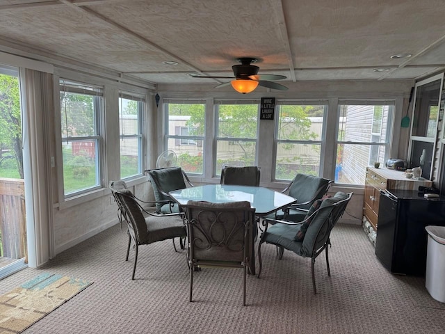 39872 Moose Ln, Wahkon, MN 56386 - sunroom featuring carpet flooring and plenty of natural light
