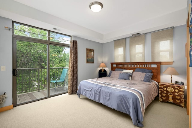 4500 Chicago Ave Unit 311, Minneapolis, MN 55407 - carpeted bedroom featuring access to outside