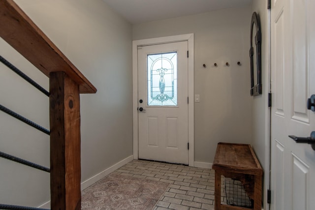 7903 Long Lake Bay Rd, Brainerd, MN 56401 - entrance foyer featuring baseboards and brick patterned floors