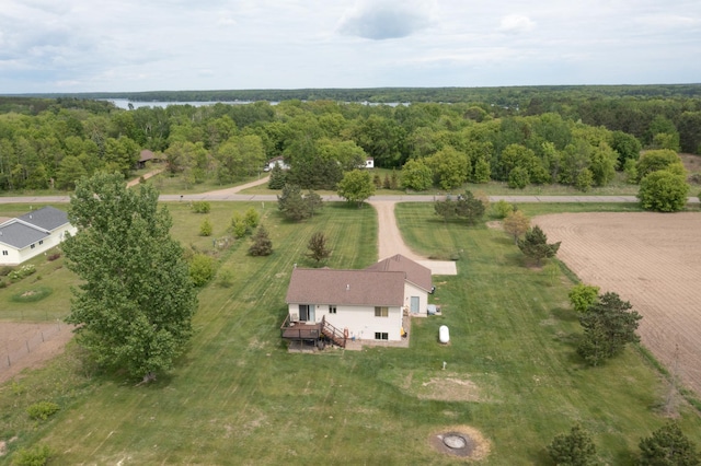 7903 Long Lake Bay Rd, Brainerd, MN 56401 - view from above of property featuring a large body of water and a forest