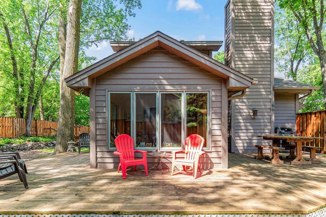 2195 Bayview Pl, Orono, MN 55391 - view of patio / terrace with a deck