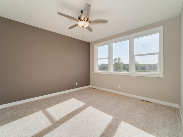 967 206th Ave NW, Oak Grove, MN 55011 - spare room with carpet, baseboards, and a ceiling fan