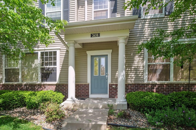 2658 133rd St W, Rosemount, MN 55068 - entrance to property with brick siding and covered porch