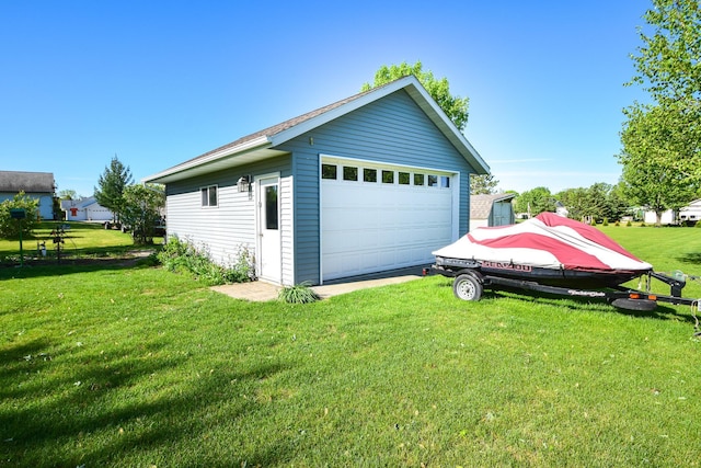 625 7th St NW, Richmond, MN 56368 - view of detached garage