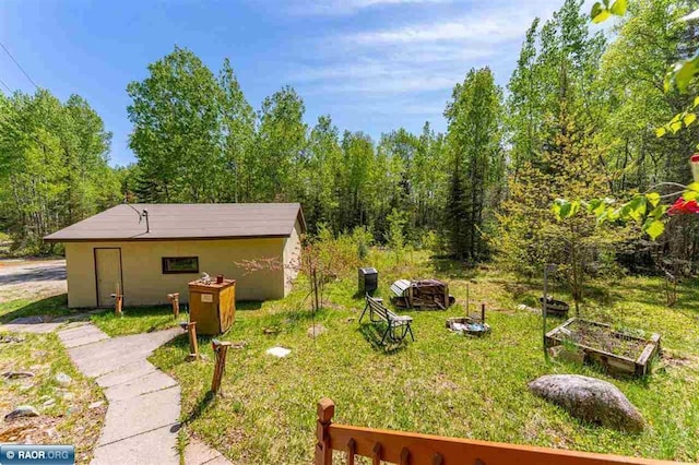 3240 Breezy Point Rd, Tower, MN 55790 - view of yard with a garden