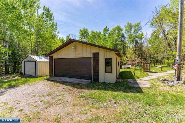 3240 Breezy Point Rd, Tower, MN 55790 - view of detached garage