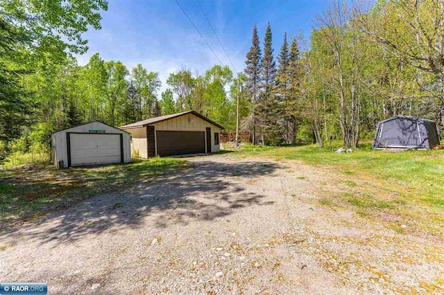 3240 Breezy Point Rd, Tower, MN 55790 - view of detached garage
