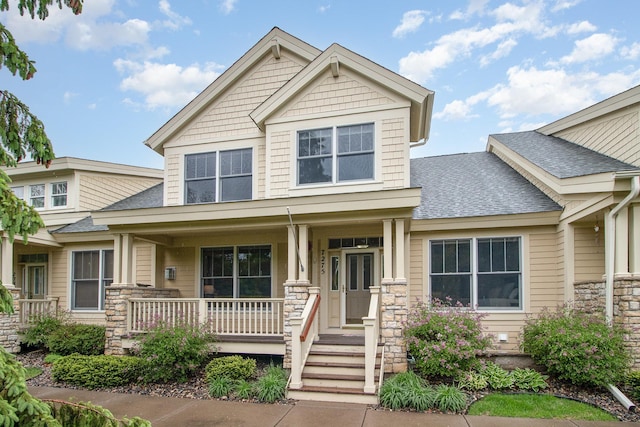 7275 Manning Ave N, Stillwater, MN 55082 - craftsman-style house featuring covered porch and roof with shingles