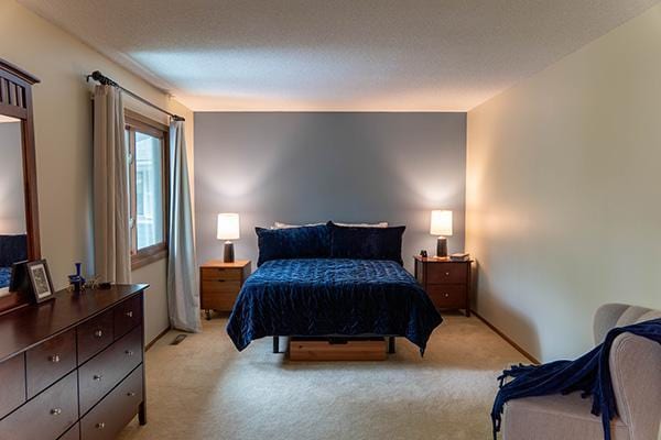 9826 Brighton Ln, Eden Prairie, MN 55347 - bedroom featuring light carpet