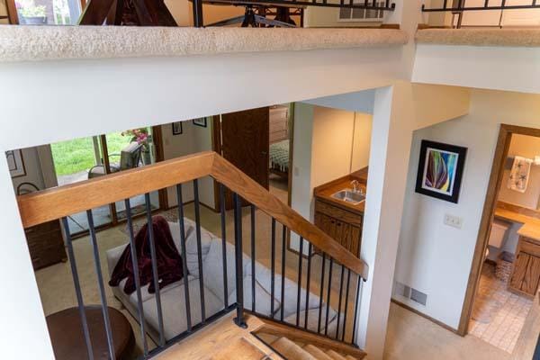 9826 Brighton Ln, Eden Prairie, MN 55347 - view of staircase