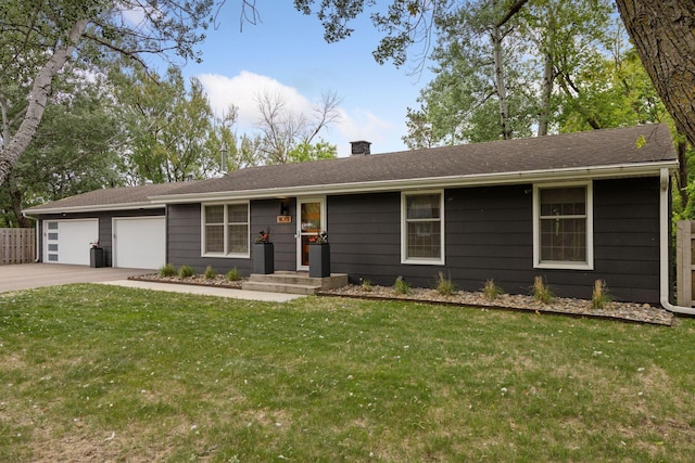 18201 Kathleene Dr, Minnetonka, MN 55345 - single story home featuring driveway, a garage, and a chimney