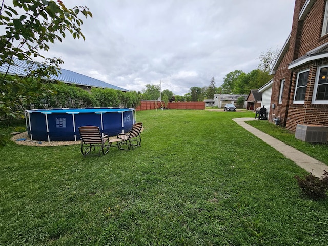 205 2nd Ave W, Lamberton, MN 56152 - view of yard with central AC