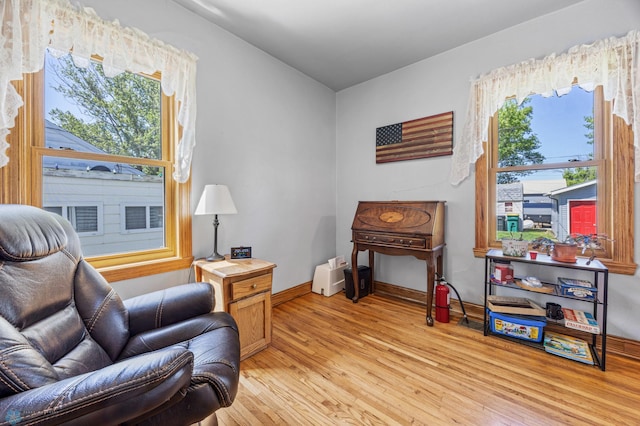 114 2nd Ave E, West Fargo, ND 58078 - office with light wood-style flooring and baseboards