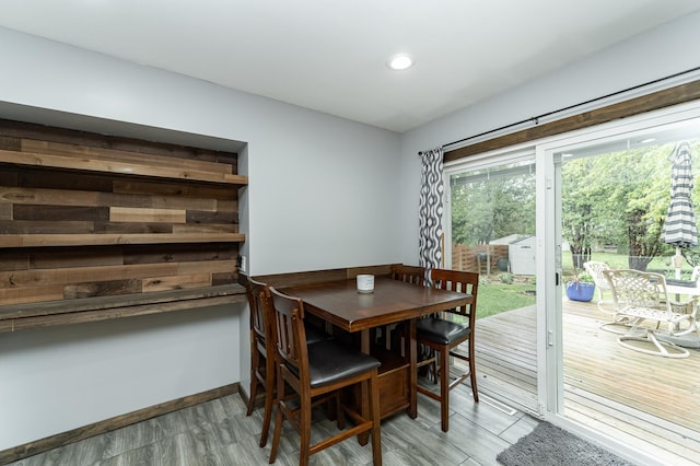 1000 17th St SW, Austin, MN 55912 - dining space with light wood-style flooring and recessed lighting