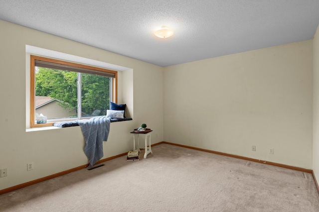 1022 17th Ave SE, Forest Lake, MN 55025 - carpeted spare room with baseboards and a textured ceiling