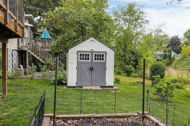 6504 Warren Ave S, Edina, MN 55439 - view of shed with stairs