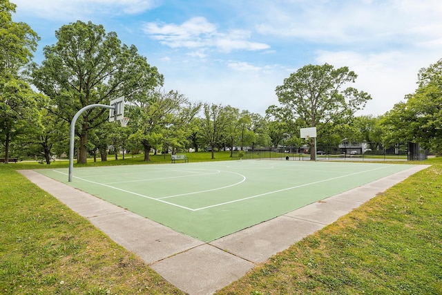 6504 Warren Ave S, Edina, MN 55439 - view of sport court featuring community basketball court