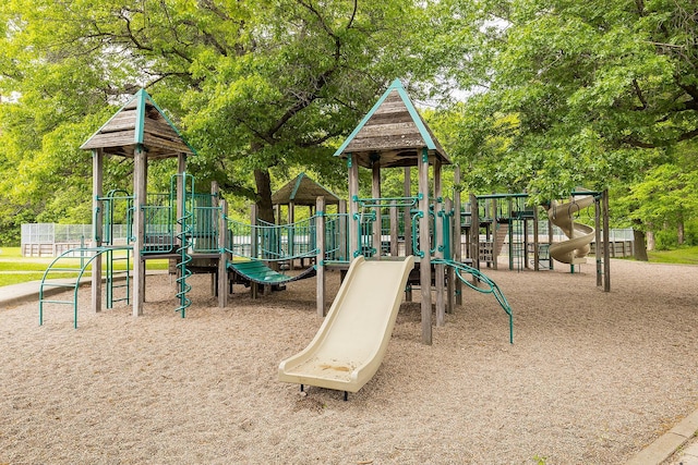 6504 Warren Ave S, Edina, MN 55439 - community jungle gym with view of wooded area