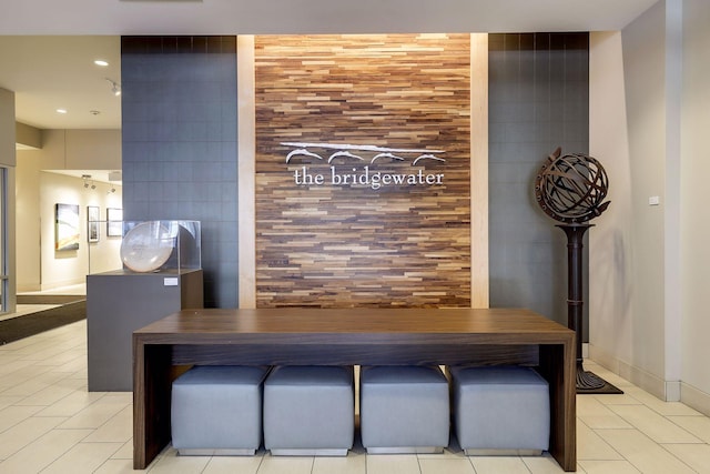 215 10th Ave S Unit 312, Minneapolis, MN 55415 - reception with tile walls and recessed lighting
