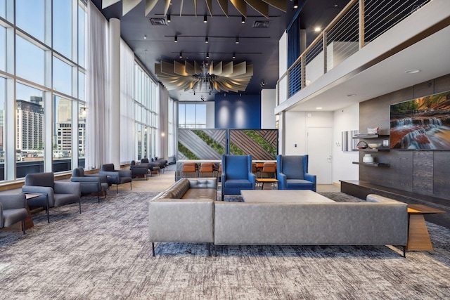 215 10th Ave S Unit 312, Minneapolis, MN 55415 - building lobby with a high ceiling