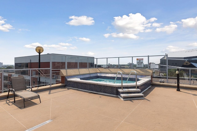 215 10th Ave S Unit 312, Minneapolis, MN 55415 - view of swimming pool featuring a hot tub