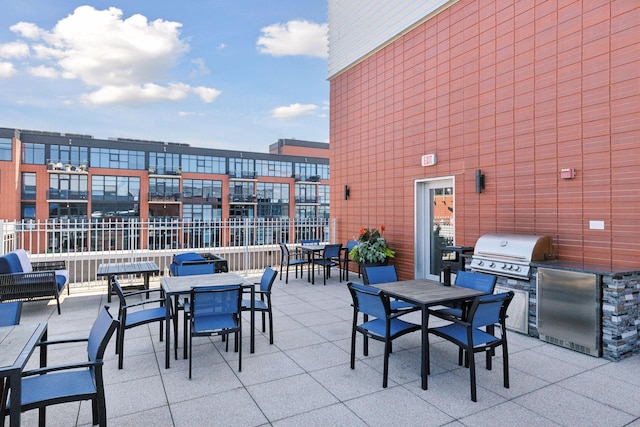215 10th Ave S Unit 312, Minneapolis, MN 55415 - view of patio / terrace with outdoor dining area
