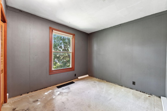 39 Magnolia Ave E, Saint Paul, MN 55117 - empty room with carpet floors and wood walls
