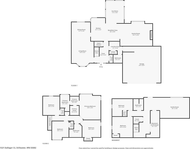 1321 Dallager Ct, Stillwater, MN 55082 - home floor plan