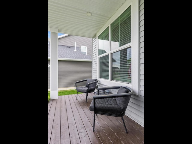 7121 208th St N, Forest Lake, MN 55025 - view of wooden porch