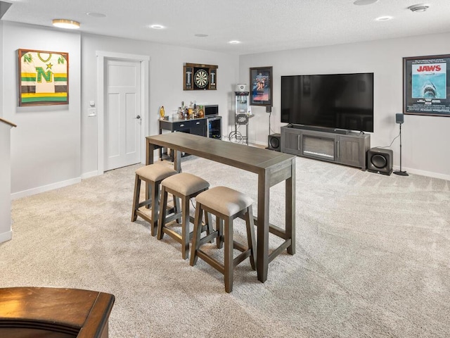 7121 208th St N, Forest Lake, MN 55025 - indoor dry bar featuring carpet and baseboards