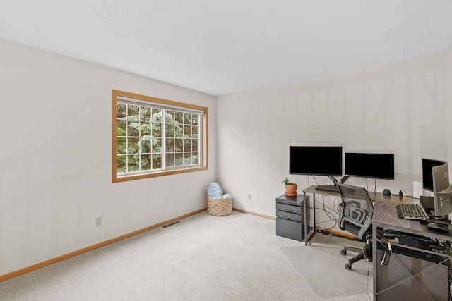 1297 124th Ave NE, Blaine, MN 55434 - office area with baseboards and carpet