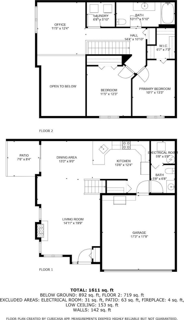1297 124th Ave NE, Blaine, MN 55434 - view of floor plan / room layout