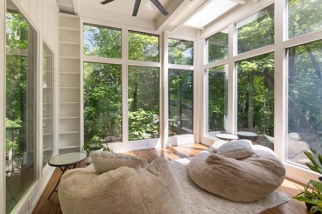 18101 Woolman Dr, Minnetonka, MN 55345 - sunroom / solarium with healthy amount of natural light, hardwood / wood-style flooring, and a deck