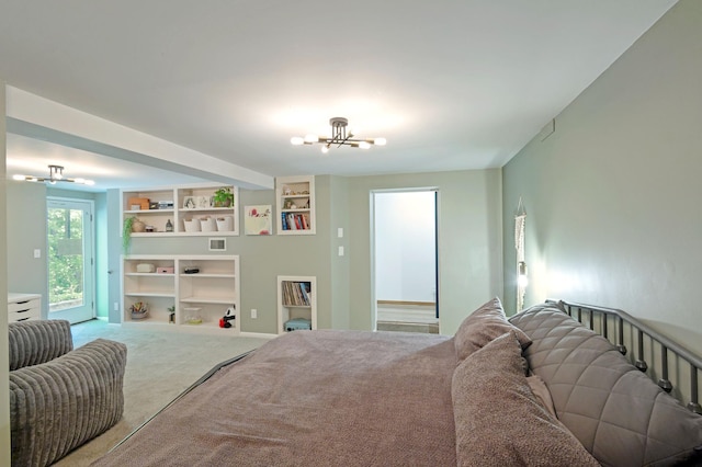 18101 Woolman Dr, Minnetonka, MN 55345 - carpeted bedroom featuring a chandelier