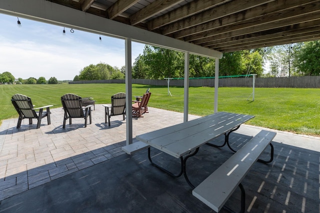 176 Westchester Dr NW, Rochester, MN 55901 - view of patio featuring outdoor dining area