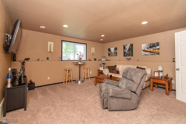 4110 Clubhouse Dr S, Fargo, ND 58104 - carpeted living area with recessed lighting