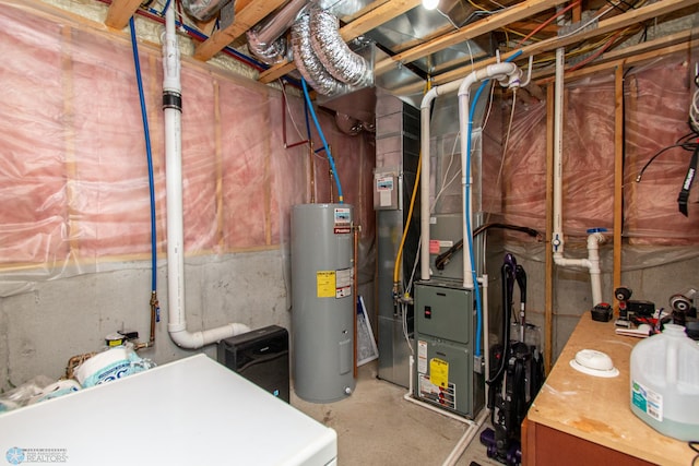4110 Clubhouse Dr S, Fargo, ND 58104 - utility room with water heater