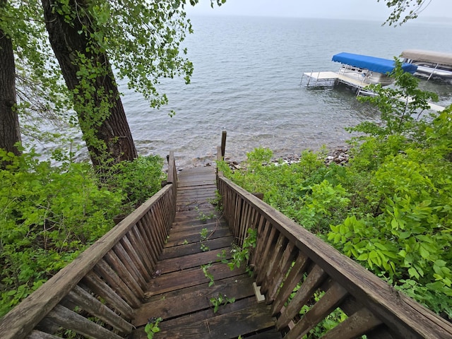 337 Lake Ave N, Spicer, MN 56288 - dock area featuring a water view