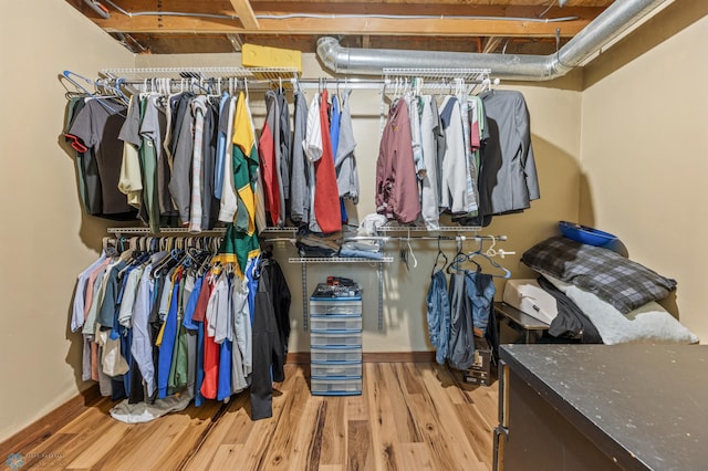 805 7th St NE, Dilworth, MN 56529 - spacious closet with wood finished floors