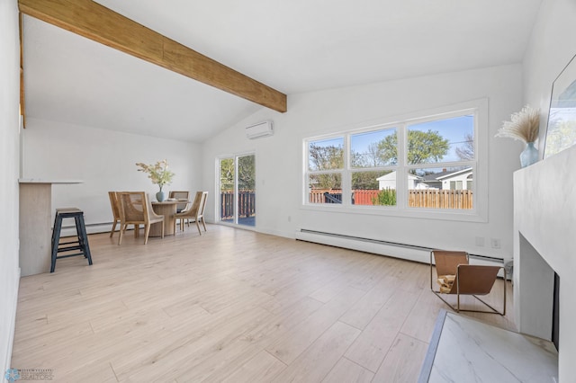 3017 8th St N, Fargo, ND 58102 - sunroom with a wall unit AC and a baseboard heating unit