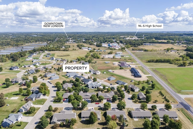 724 Westland Ln, New London, MN 56273 - aerial view