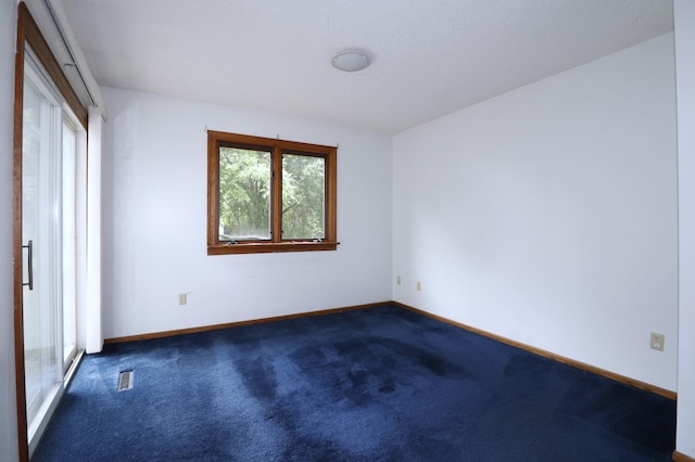 16477 Five Hawks Ave SE, Prior Lake, MN 55372 - empty room with healthy amount of natural light, dark colored carpet, and baseboards
