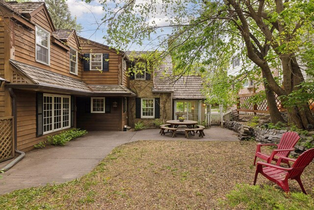 4378 Browndale Ave, Edina, MN 55424 - rear view of property featuring a patio area
