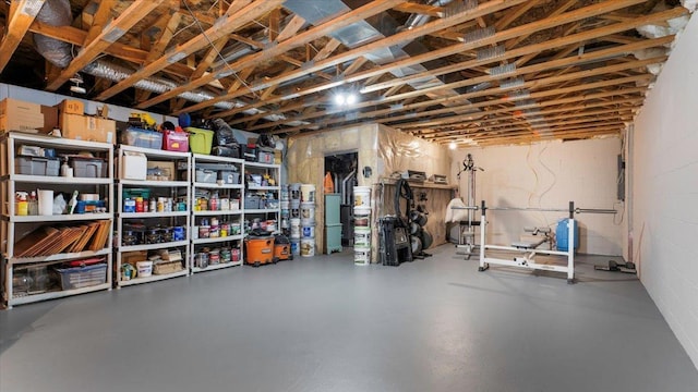 19334 105th Ave, Hayland Twp, MN 56353 - view of unfinished basement