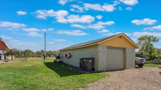 19334 105th Ave, Hayland Twp, MN 56353 - detached garage featuring driveway