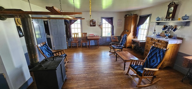 33580 156th St, Harmony Twp, MN 55939 - sitting room featuring wood finished floors