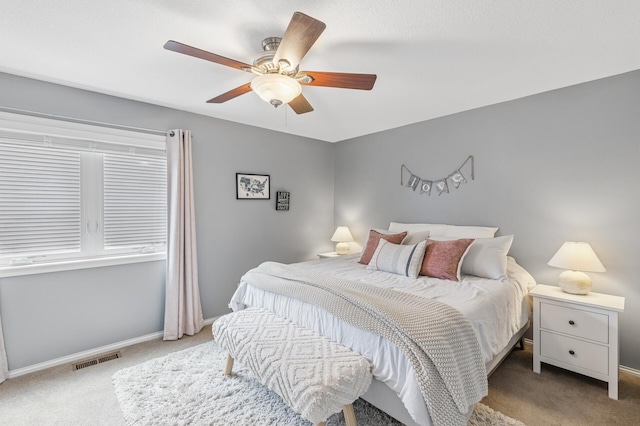 3664 Canary Way, Eagan, MN 55123 - bedroom with carpet, baseboards, and a ceiling fan